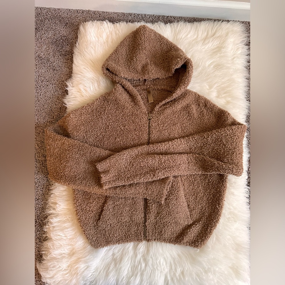LIKE NEW Skims Crop Hoodie